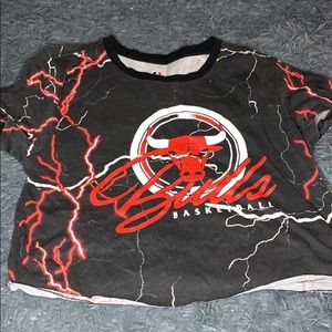 basketball bulls croptop